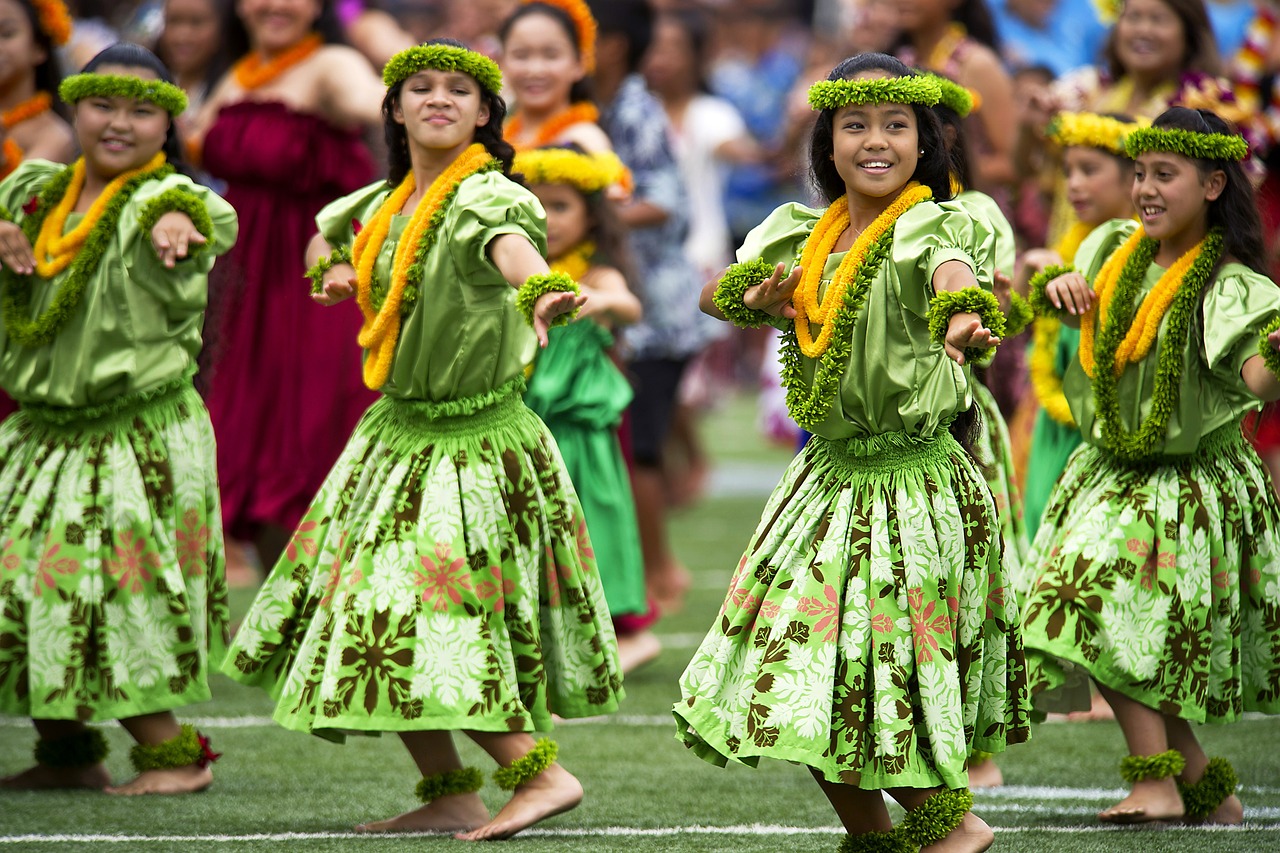 Hawaii (Zdroj: https://pixabay.com/en/hawaiian-hula-dancers-aloha-stadium-377653/)